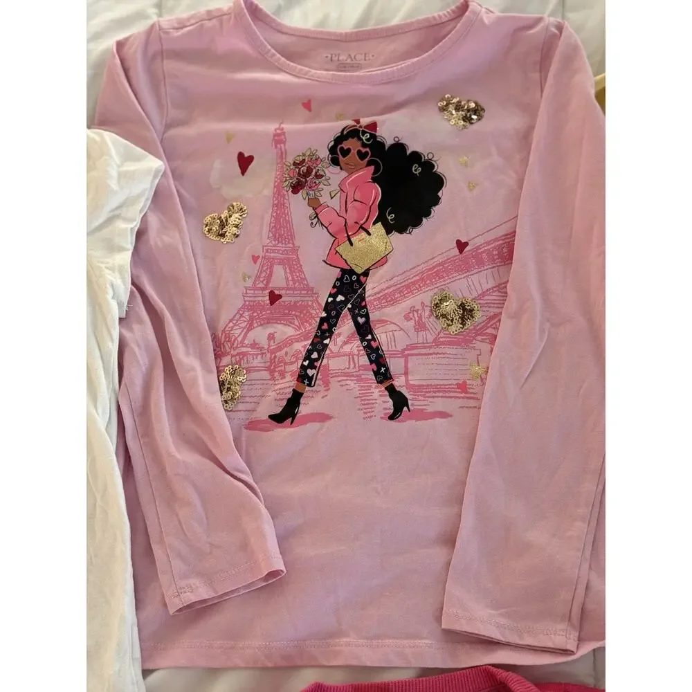 Girls 10–12 Black History‎ Month Shirt Lot (6) Graphic Tees & Sweatshirts